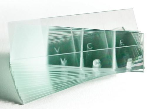 Portaobjetos para citología - 3800240 - Leica Biosystems - de vidrio deslustrado / liso / doble