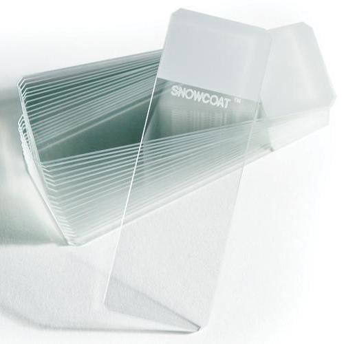 Portaobjetos con revestimiento de color - Snowcoat Clipped Corner  - Leica Biosystems