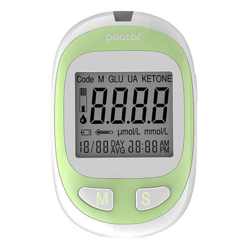 Glucómetro para hospitales - POCTOR M3101 - Lepu Medical - ácido úrico / cetonemia / de código de barras
