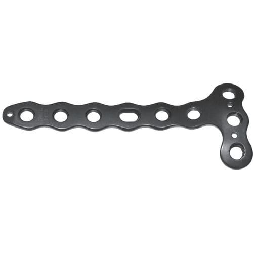 Placa de compresión para tibia - T - Lepu Medical - porción proximal / bloqueada / de titanio