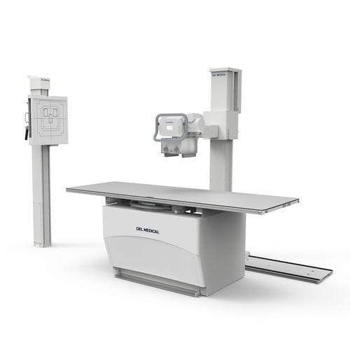Sistema de radiografía digital - FMT - DEL Medical - para radiografía polivalente / con Bucky en el suelo