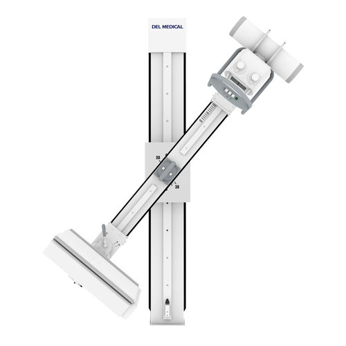 Sistema de radiografía analógico - DEL Medical - para radiografía polivalente / sin mesa / con brazo portatubos pivotante