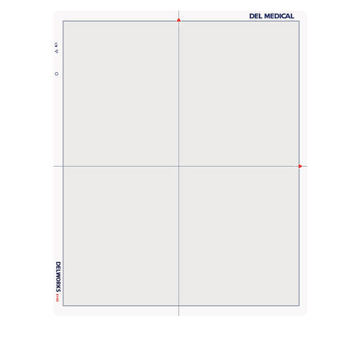 Panel detector plano para radiografía polivalente - E14C - DEL Medical - portátil / inalámbrico / 14 x 17