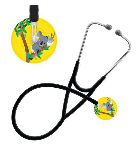 Estetoscopio cardiológico - Koala Bear - UltraScope - veterinario / simple / de acero inoxidable