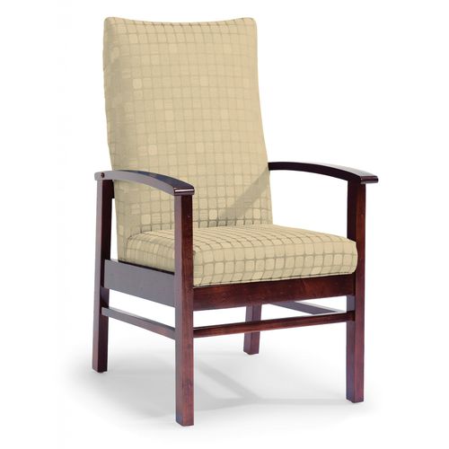 Silla para sala de espera - AA193-10  - Flexsteel - con respaldo alto / con reposabrazos
