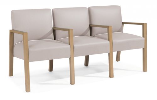 Asiento con estructura modular para sala de espera - HC004-G3 - Flexsteel - 3 plazas