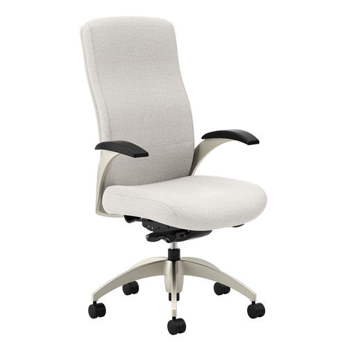 Silla de oficina con respaldo alto - Aurora - National Office Furniture - con ruedas / con reposabrazos / de altura variable