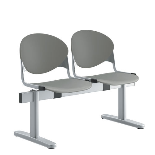 Asiento con estructura modular para sala de espera - Cinch - National Office Furniture - para 5 personas / 4 plazas / para 2 personas