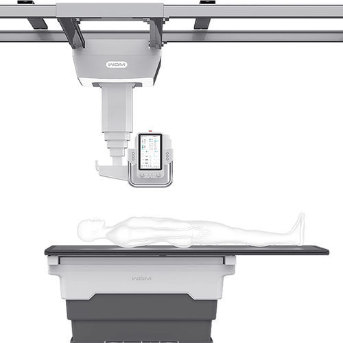 Sistema de radiografía digital - 1000L  - Beijing Wandong Medical Technology - para radiografía polivalente / con brazo portatubos telescópico de techo / con Bucky en el suelo