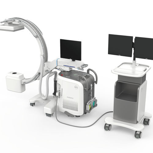 Arco quirúrgico móvil - Hypernova-Y - Beijing Wandong Medical Technology - con sensor plano / con columna de vídeo / con monitor de vídeo integrado