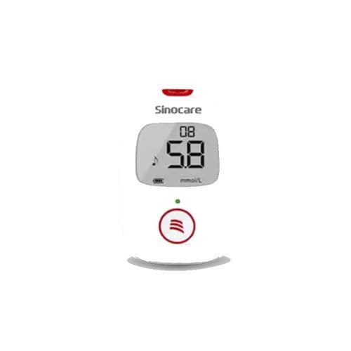 Glucómetro GDH-FAD - Safe AQ Voice - Sinocare - para hospitales / sin código / con modo parlante