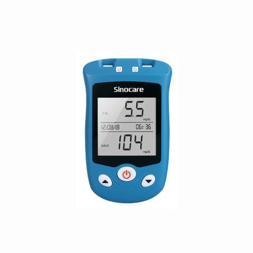 Glucómetro automático - Safe AQ UG - Sinocare - ácido úrico / con autocodificación