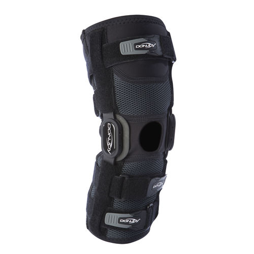 Órtesis de rodilla - Playmaker II™ - DonJoy - con abertura en la rodilla / articulada