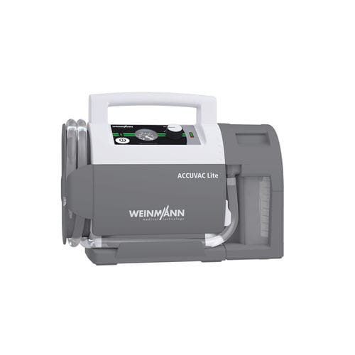 Aspirador de mucosidades eléctrico - ACCUVAC Lite - WEINMANN Emergency Medical Technology - para emergencias a bordo / portátil