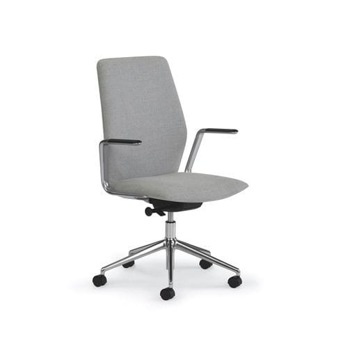 Silla de oficina con reposabrazos - Espo - Encore - con ruedas / con respaldo alto / de altura variable