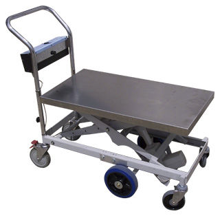 Carro elevador - Goldsworth - de carga / de acero inoxidable / eléctrico