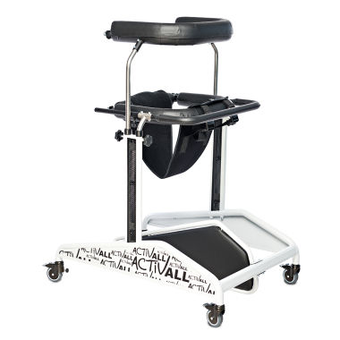 Verticalizador manual - ACTIVALL™ - Akces-Med - pediátrico / con ruedas / con arnés