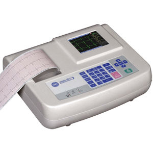 Electrocardiógrafo para diagnóstico en reposo - Vesta 301i - Recorders & Medicare Systems - 3 canales / digital / con impresora