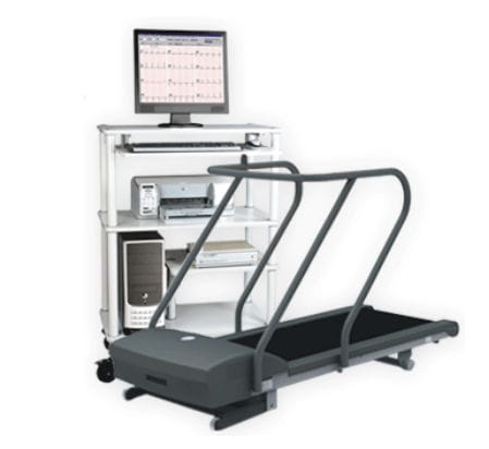 Equipo para pruebas de esfuerzo cardíaco - Vega 201 - Recorders & Medicare Systems - con cinta rodante