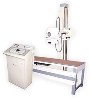 Sistema de radiografía digital - MDX-100/FS - Recorders & Medicare Systems - para fluoroscopia diagnóstica / para radiografía polivalente / con mesa basculante