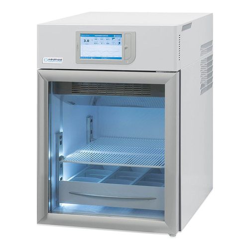 Refrigerador de farmacia - MFG100TS - MEDIFROID - de tipo armario / con 1 puerta / con puerta de cristal