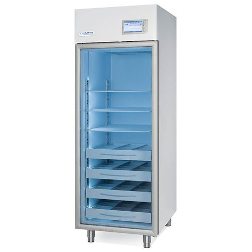 Refrigerador de farmacia - MFG700TS - MEDIFROID - de tipo armario / con 1 puerta / con puerta de cristal