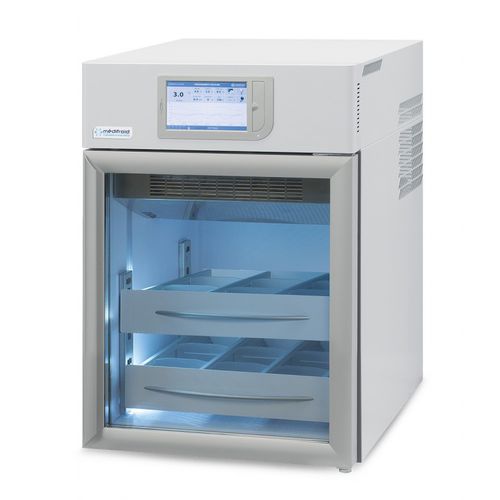 Refrigerador de banco de sangre - MBB100 - MEDIFROID - de tipo armario / con ruedas / con 1 puerta