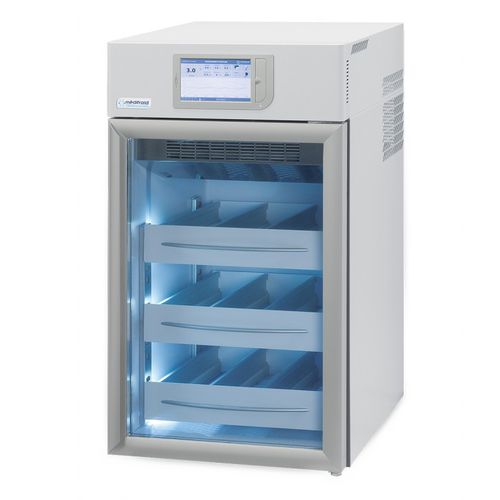 Refrigerador de banco de sangre - MBB140 - MEDIFROID - de tipo armario / con ruedas / con 1 puerta