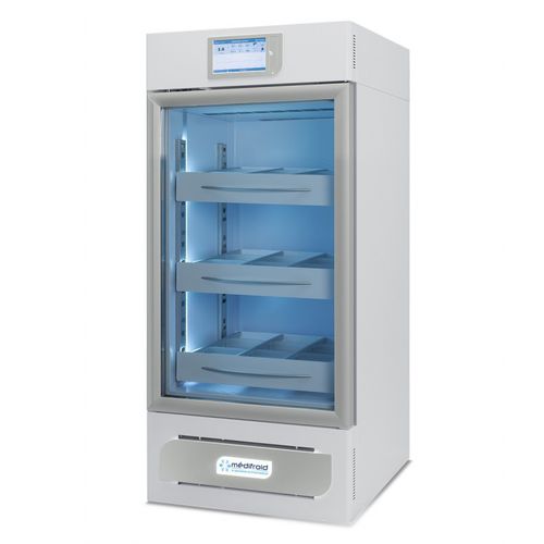 Refrigerador de banco de sangre - MBB170 - MEDIFROID - de tipo armario / con ruedas / con 1 puerta