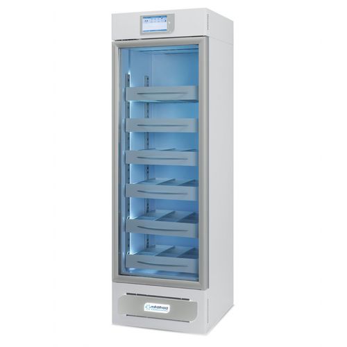 Refrigerador de banco de sangre - MBB400 - MEDIFROID - de tipo armario / con ruedas / con 1 puerta