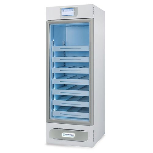Refrigerador de banco de sangre - MBB500 - MEDIFROID - de tipo armario / con ruedas / con 1 puerta