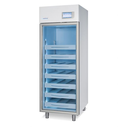 Refrigerador de banco de sangre - MBB700 - MEDIFROID - de tipo armario / con 1 puerta / con puerta de cristal