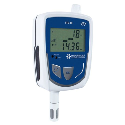 Registrador de datos de temperatura - CTS2PRF-TH - MEDIFROID - de higrometría / para trazabilidad de temperatura / para trazabilidad de humedad
