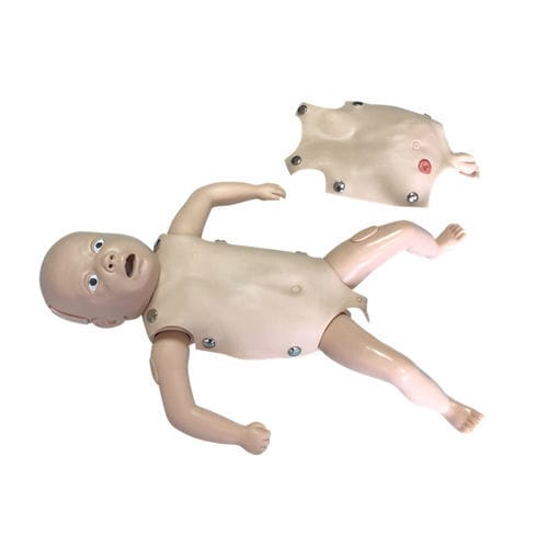 Maniquí de prácticas neonatal - XC-424 - Xincheng Scientific Industries Co., Ltd. - para atención pediátrica / de inyección / de cateterismo