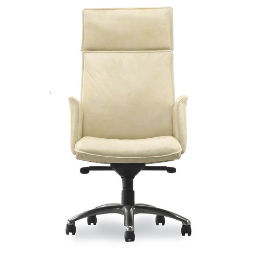 Silla de oficina con reposabrazos - EDGE - Cabot Wrenn - con ruedas / con respaldo alto / neumática