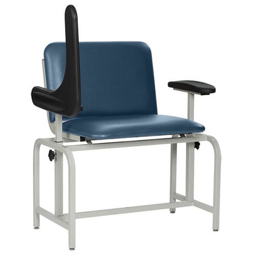 Sillón de reconocimiento de flebotomía - Unity BDC - Champion - manual / azul / negro