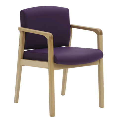 Silla para sala de espera - DALTON UPRIGHT - Knightsbridge Furniture - de comedor / bariátrica / con reposabrazos
