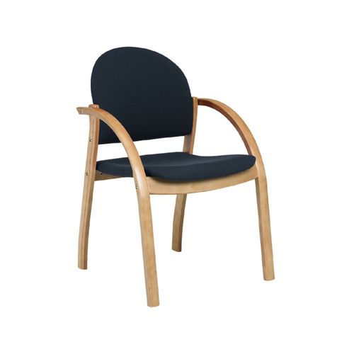Silla apilable - DELTA STACKING - Knightsbridge Furniture - de comedor / con reposabrazos / ergonómica