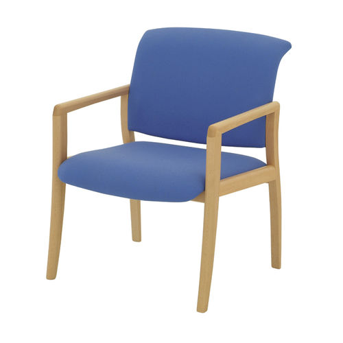 Silla para sala de espera - MALHAM GRAND - Knightsbridge Furniture - de comedor / para sala blanca / con reposabrazos