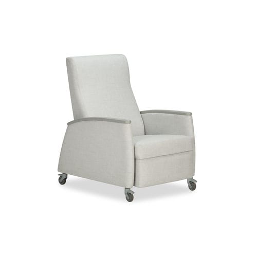 Sillón de descanso reclinable - 628S-11PR - IoA Healthcare - manual / con ruedas / con reposapiernas