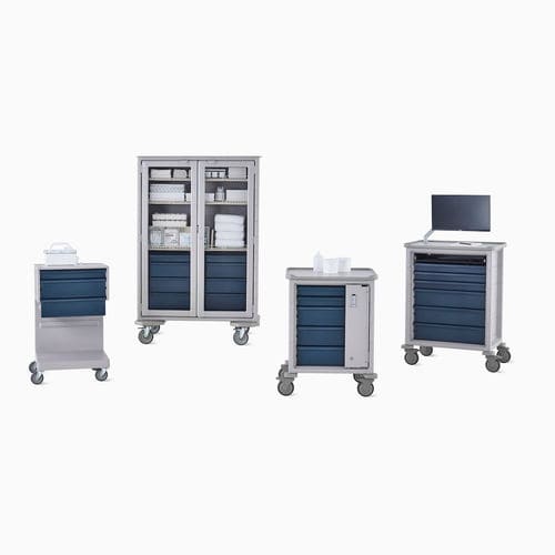 Carro de hospital - 01 TAC336 - Herman Miller - para consumibles / para instrumental / para aparato