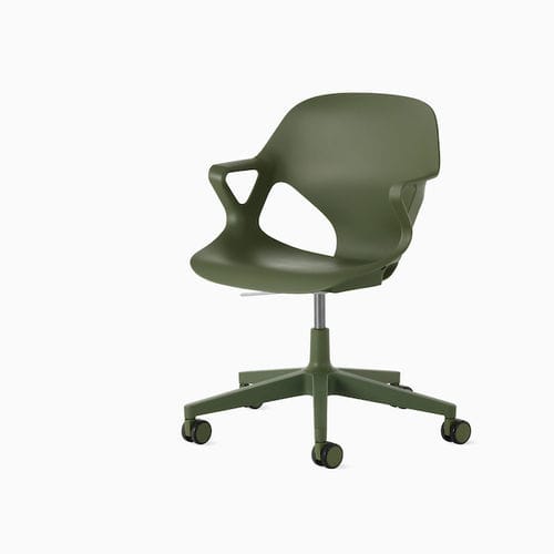 Silla para adulto - Zeph - Herman Miller - con reposabrazos / con ruedas / de altura variable