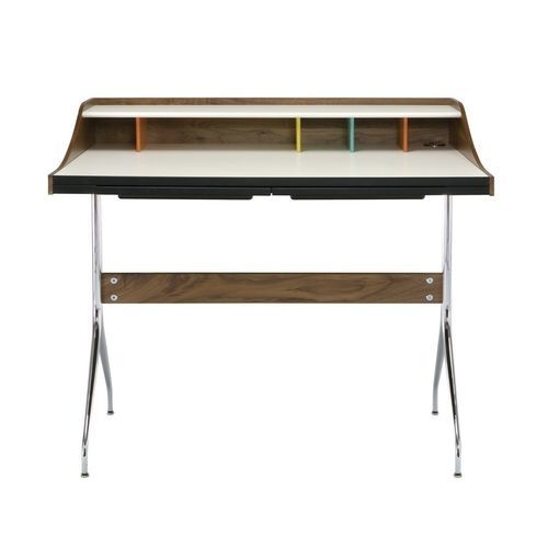 Escritorio tubular - Nelson Swag Leg - Herman Miller - redondo / rectangular / curvado