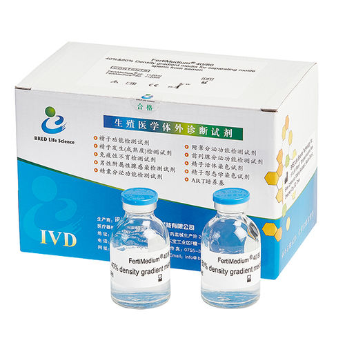 Kit de reactivos medio reactivo - Fertimedium 40/80 - Bred Life Science Technology Inc . - para análisis de semen