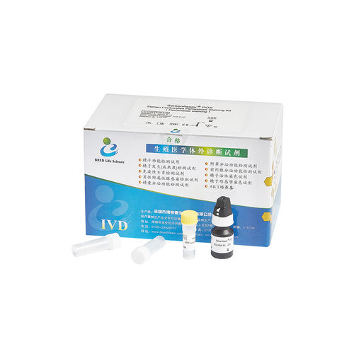 Kit de reactivos solución de coloración - SemenAssay® POX  - Bred Life Science Technology Inc . - de control de calidad / para análisis de semen