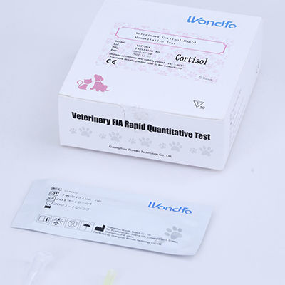 Kit de prueba veterinario - Guangzhou Wondfo Biotech Co.,Ltd - para animales / de cortisol / de suero