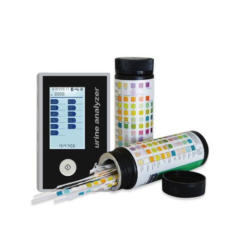 Analizador de orina semiautomático - HCU - Jiangsu Konsung Medical Equipment - portátil / USB / Bluetooth