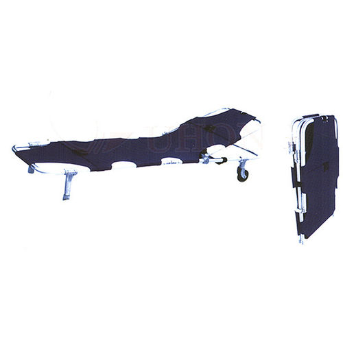 Camilla de emergencia - SH-002 - Jiangsu Suhong Medical Instruments - plegable / con ruedas / de 2 secciones