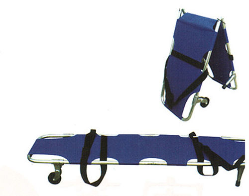 Camilla de emergencia - SH-8115 - Jiangsu Suhong Medical Instruments - plegable / con ruedas / de aluminio