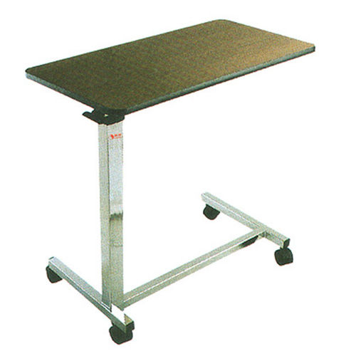 Mesa de cama de altura regulable - Jiangsu Suhong Medical Instruments - con ruedas